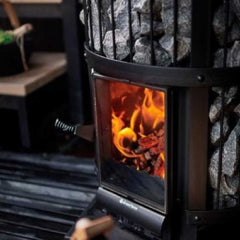 Harvia GreenFlame Legend 240 Wood Sauna Stove With Sauna Stones, 15.9KW [WK200LD] (SAK84935)