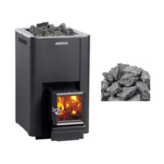 Harvia Pro 20 SL Wood Burning Sauna Stove With Exterior Feed & Sauna Stones, 24.1 KW [WK200SL] (SAK73985)