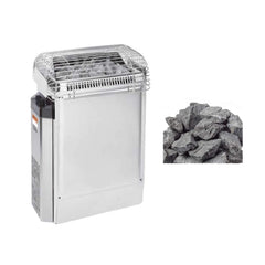 Harvia Topclass KV Stainless Steel Sauna Heater With Built-In Temperature Controls & Sauna Stones [JKV45/60/80] (SAK31695)