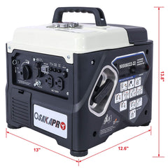 Heavy Duty 1200W Ultra-Quiet Portable Gas engine Inverter Generator (SAK54675)
