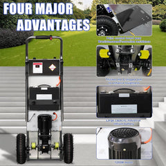 Heavy Duty Electric Motorized Stair Climbing Hand Truck Dolly, 880LBS (SAK72821)