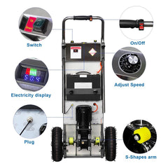 Heavy Duty Electric Motorized Stair Climbing Hand Truck Dolly, 880LBS (SAK72821)