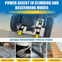 Heavy Duty Electric Motorized Stair Climbing Hand Truck Dolly, 880LBS (SAK72821)