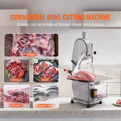 Heavy Duty Electric Stainless Steel Countertop Bone Cutting Machine, 1500W (92413758)