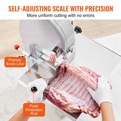 Heavy Duty Electric Stainless Steel Countertop Bone Cutting Machine, 1500W (92413758)