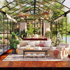 [08x16FT] Heavy Duty Outdoor Walk-In Polycarbonate Patio Greenhouse With Double Swing Doors, 6MM (SAK26153)