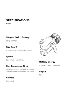 Sublue Underwater Scooter Hagul EZ 812348037187