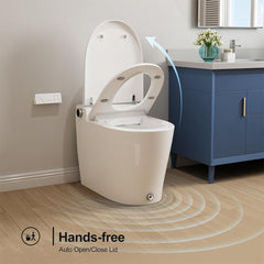 HRW Luxury Automatic Tankless Smart Toilet With Built-In Bidet And Heated Seat (95742613)