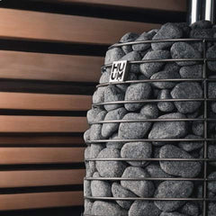 Huum Hive Flow LS 9.8KW Wood-Burning Sauna Stove With Firebox Extension & Sauna Stones [H1016012] (SAK53412)