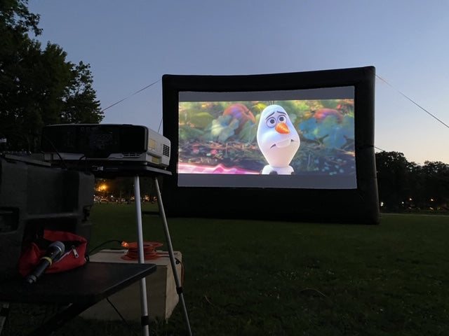 Elite Outdoor Movies Platinum 32' Inflatable Screen 32PT-inf-scrn