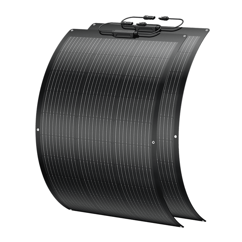 BougeRV Arch 200 Watt Fiberglass Curved Solar Panel (2x100W) ISE214-2