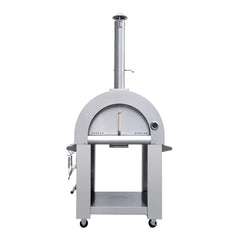 KoKoMo Grills Premium 32 Inch Stainless Steel Wood Fired Pizza Oven - KO-PIZZAOVEN (SAK92618)