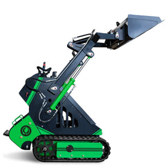 Full Battery 72V 16.4kWh Curiosity Mini Track Loader Skid Steer