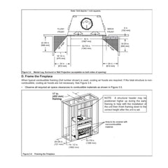 Majestic Castlewood 42" Outdoor Wood Burning Fireplace [ODCASTLEWD-42-B] (SAK32468)