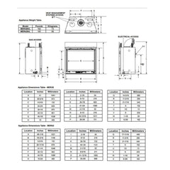 Majestic Meridian 42" Natural Gas Fireplace [MER42N] (SAK43895)