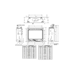 Majestic Quartz 32" Direct Vent Natural Gas Fireplace [QUARTZ32IFTN] (SAK75142)