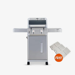 Monument Grills Mesa 200S | Foldable Stainless Gas Grill M200S+98888