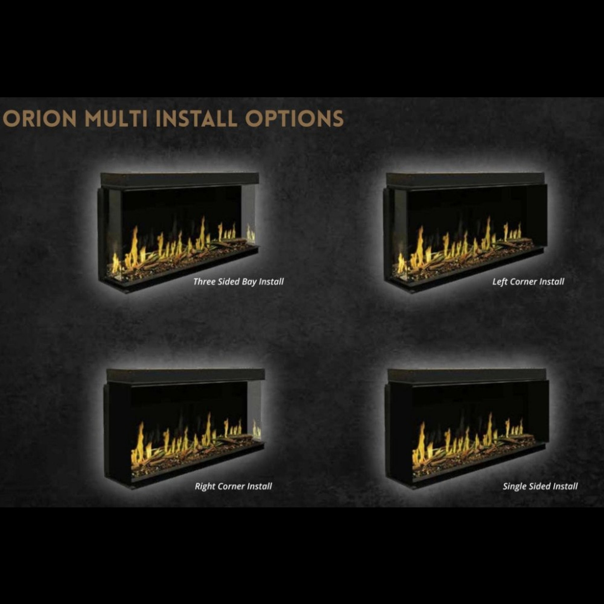 Modern Flames Orion Multi 76 quot Heliovision Built In Electric Fireplace Modern Flames Orion Multi 76 quot Heliovision Built In Electric Fireplace