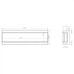 Modern Flames Redstone 42" Built-In Traditional Electric Fireplace [RS-4229] (SAK97326)