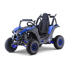 MotoTec Raider 1200W 48V/12AH Kids Electric Full Suspension UTV, Blue (93715062)