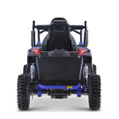 MotoTec Raider 1200W 48V/12AH Kids Electric Full Suspension UTV, Blue (93715062)