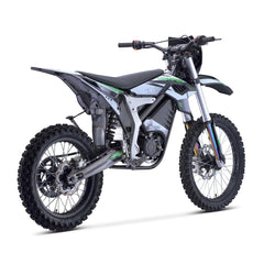 MotoTec Venom High-Performance 72V/12000W Electric Dirt Bike, White (97314685)