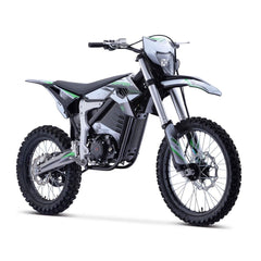 MotoTec Venom High-Performance 72V/12000W Electric Dirt Bike, White (97314685)