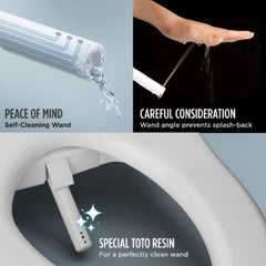 [MS922CUMFG#01] TOTO Washlet G450 With 1.0 GPF  And 0.8 GPF Dual Flush Integrated Smart Toilet (SAK56983)