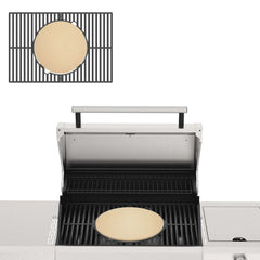 Monument Grills Multifunction Cast Iron Grill Grate for 3-Burner Grill