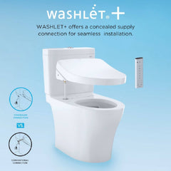 [MW4423084CEFG#01] TOTO Nexus Two Piece Toilet 1.28 GPF Elongated Toilet Included C5 Bidet Seat (SAK17395)