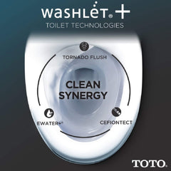 [MW4544726CUFG#01] TOTO Drake II 1 GPF Elongated Chair Height Toilet With Washlet S7A Bidet Seat (SAK53152)