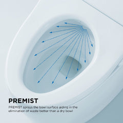 [MW6043074CEFG#01] TOTO Ultramax II 1.28 GPF One Piece Elongated Toilet With Washlet C2 And Left Hand Lever (SAK92562)