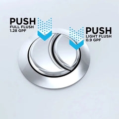 [MW6463084CEMFGN#01] TOTO Aquia IV Washlet Elongated Chair Height Bidet Toilet Seat With Button Flush (SAK42509)