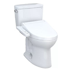 [MW7763074CEFG#01] TOTO Drake Washlet C2 And 1.28 GPF Left Hand Lever With Elongated Universal Height Bidet Toilet (SAK01352)