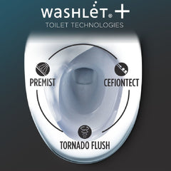 [MW7763074CSFG.10#01] TOTO Drake Washlet C2 With 1.6 GPF Universal Height Bidet Toilet With Left Hand Lever (SAK75918)