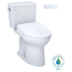 [MW7764736CEFGA#01] TOTO Drake 1.28 GPF Universal Height Toilet With S7A Auto Open Bidet Seat And Auto Flush (SAK73826)