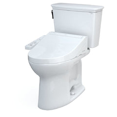 [MW7863074CEFG#01] TOTO Drake Transitional Washlet C2 And 1.28 GPF Elongated Chair Height Toilet With Left Hand Lever (SAK98346)