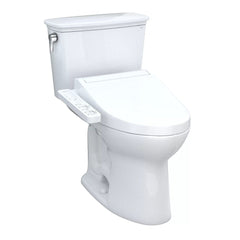 [MW7863074CEFG#01] TOTO Drake Transitional Washlet C2 And 1.28 GPF Elongated Chair Height Toilet With Left Hand Lever (SAK98346)