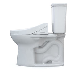 [MW7863074CEFG#01] TOTO Drake Transitional Washlet C2 And 1.28 GPF Elongated Chair Height Toilet With Left Hand Lever (SAK98346)