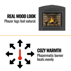 Napoleon Ascent 70 Direct Vent Electronic Ignition Propane Gas Fireplace, 35" [GX70PTE/NTE-1] (SAK14829)