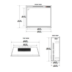 Napoleon Element Self-Trimming Built-in Electric Fireplace [NEFB36/42H-BS-1] (SAK58173)