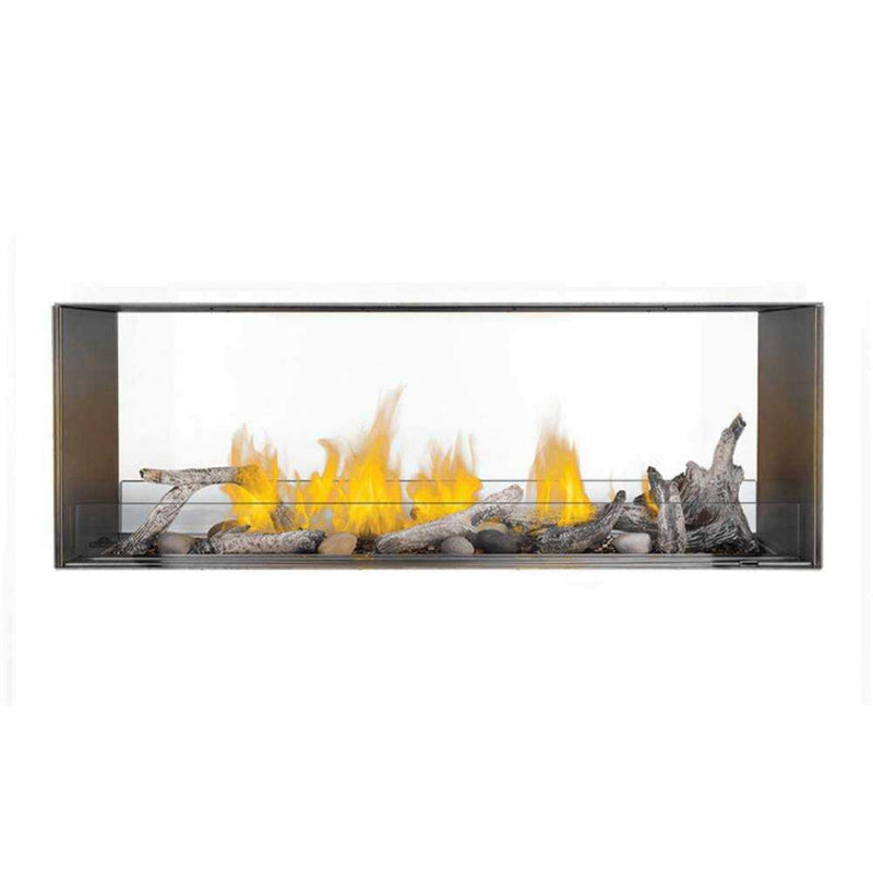 Napoleon Galaxy 48 Outdoor Linear See-Thru Electronic Start Natural Gas Fireplace, 50