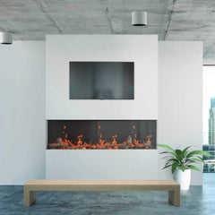 Napoleon Luminex 65" LCD Built-In Electric Fireplace With Remote Control [NEFL65LCD-3SV] (SAK83665)