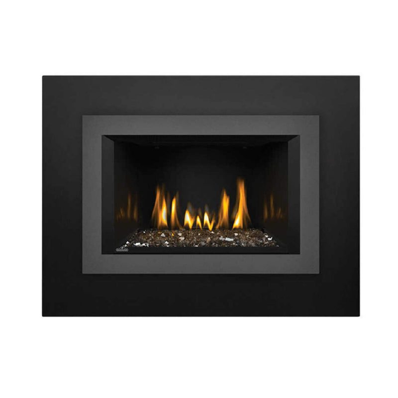 Napoleon Oakville 3 Glass Direct Vent Electronic Ignition Natural Gas Fireplace Insert, 28