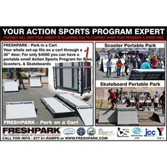 Freshpark Park in a Cart Portable Skatepark