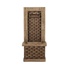 Premium 35 Inch Hand-Crafted Weather-Resistant Waterfall Fountain With LED Lights (SAK86757)