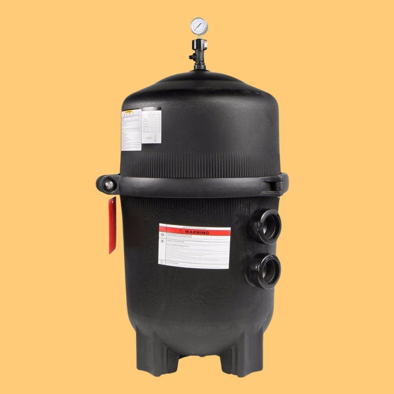 Premium 35,000 Gallon In-Ground Swimming Pool Cartridge W/ Built-In Pressure Gauge, 425 SF (SAK96275)