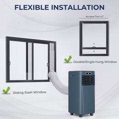 Premium Freestanding AC Unit With Remote Control, 10K BTU (SAK41642)