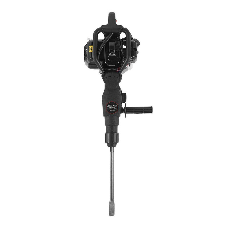 Premium Gasoline Powered Demolition Jack Hammer Drill W/ Point, Flat & Chisel Bits (97453081)