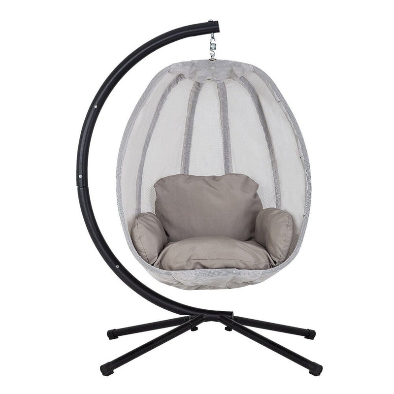 Premium Outdoor Hammock Egg Swing Chair With Stand, 70